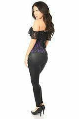 Lavish Purple Lace Off-The-Shoulder Corset - Daisy Corsets